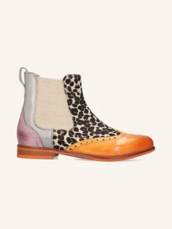 Leren chelseaboots 