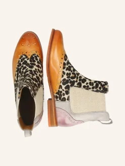 Leren chelseaboots 