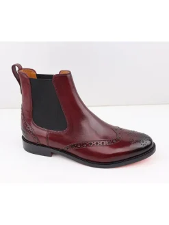 Leren chelseaboots "Selina 29" rood
