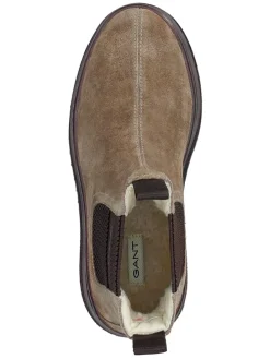 Leren chelseaboots "Sistown" beige