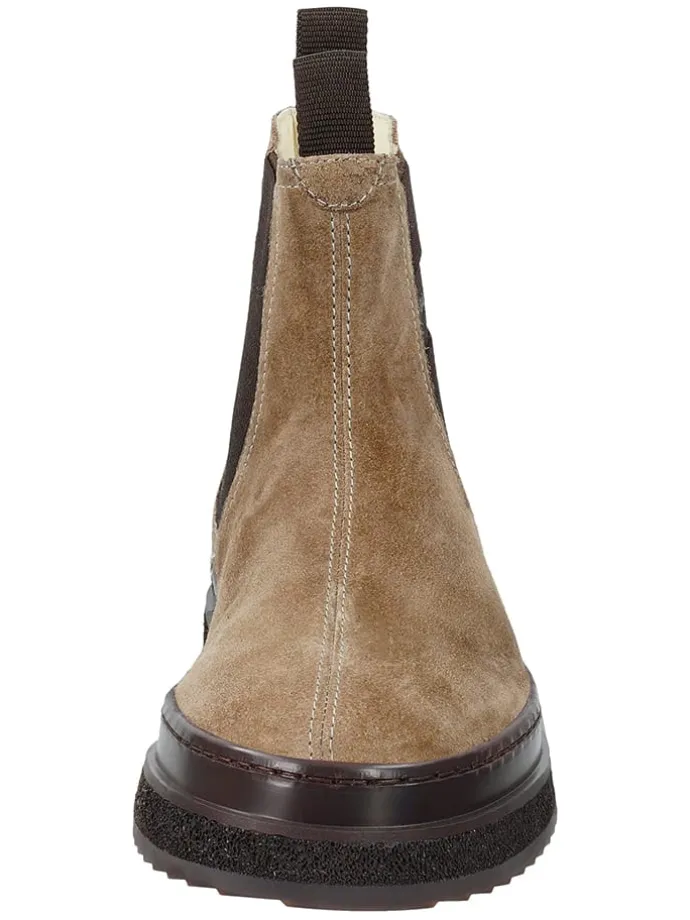 Leren chelseaboots "Sistown" beige
