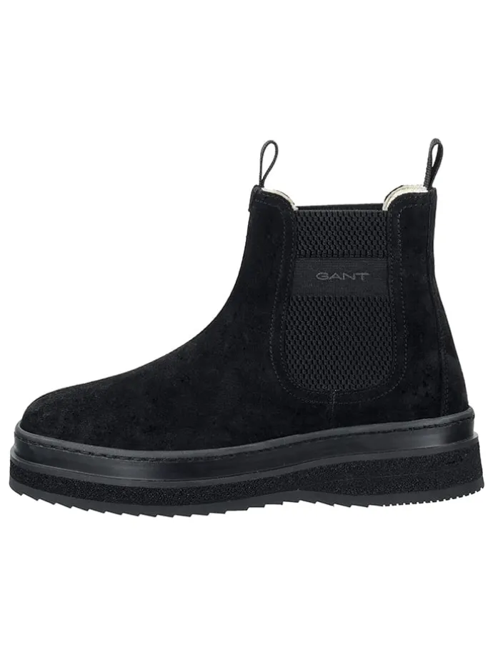 Leren chelseaboots "Sistown" zwart