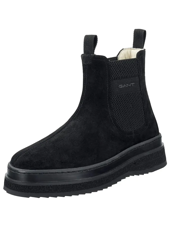 Leren chelseaboots "Sistown" zwart