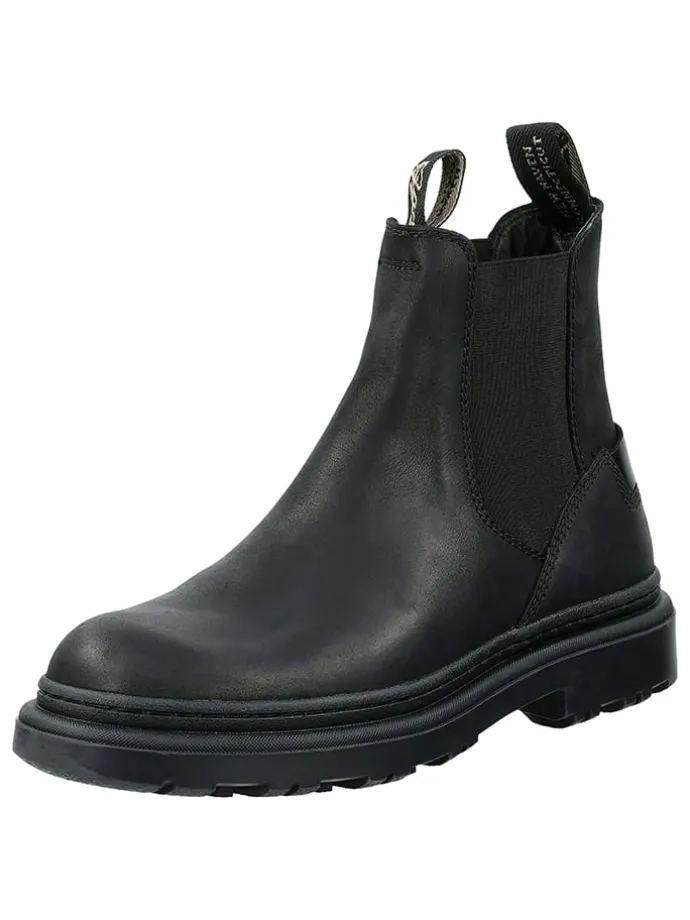 Leren chelseaboots "Timbly" zwart