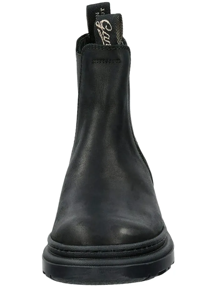 Leren chelseaboots "Timbly" zwart
