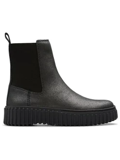 Leren chelseaboots "Torhill Maple" zwart