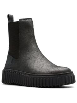 Leren chelseaboots 
