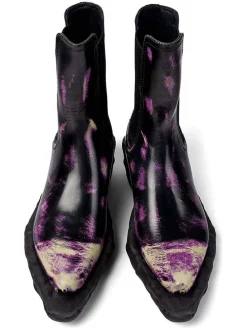 Leren chelseaboots "Venga" zwart
