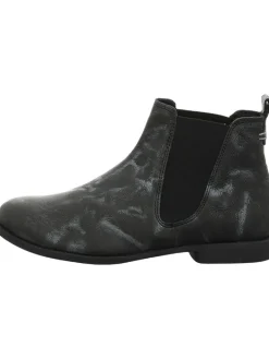 Leren chelseaboots zwart