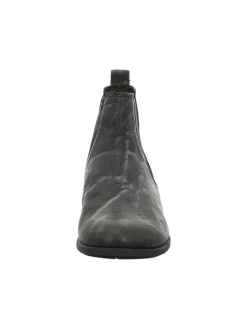 Leren chelseaboots zwart