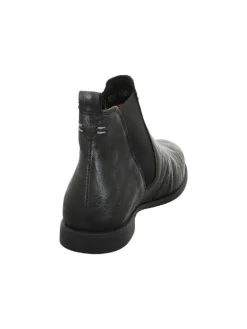 Leren chelseaboots zwart