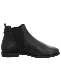 Leren chelseaboots zwart