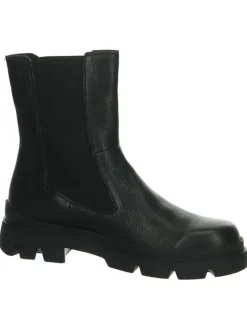 Leren chelseaboots zwart