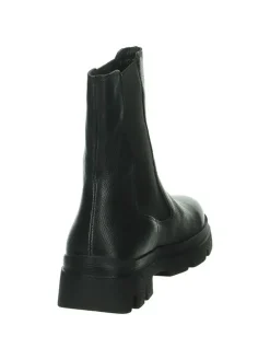 Leren chelseaboots zwart