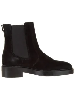 Leren chelseaboots zwart