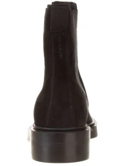 Leren chelseaboots zwart