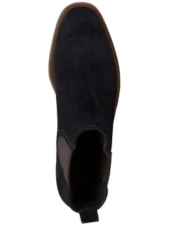 Leren chelseaboots zwart
