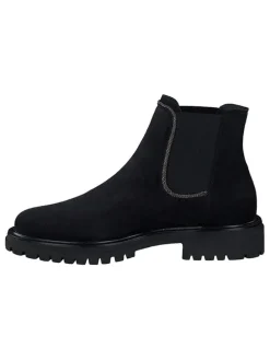 Leren chelseaboots zwart