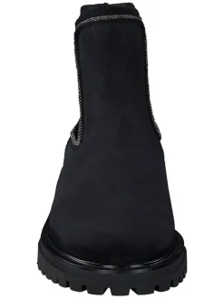 Leren chelseaboots zwart