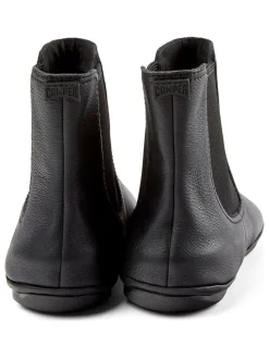 Leren chelseaboots zwart