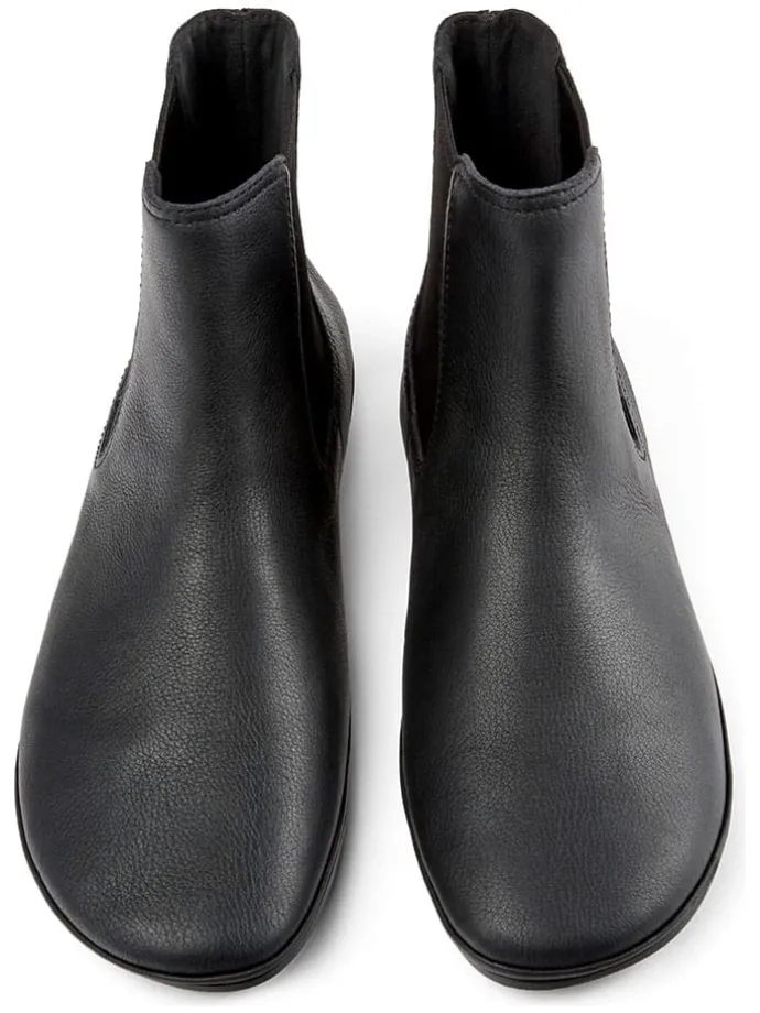 Leren chelseaboots zwart
