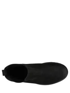 Leren chelseaboots zwart