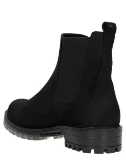 Leren chelseaboots zwart