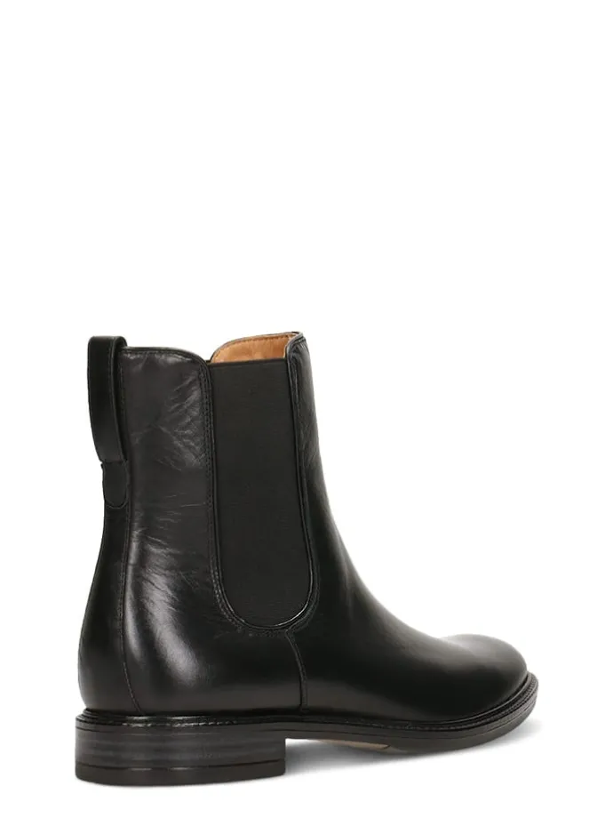 Leren chelseaboots zwart