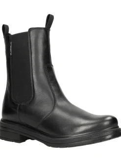 Leren chelseaboots zwart
