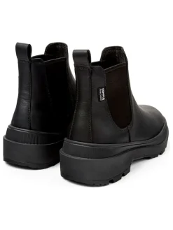 Leren chelseaboots zwart