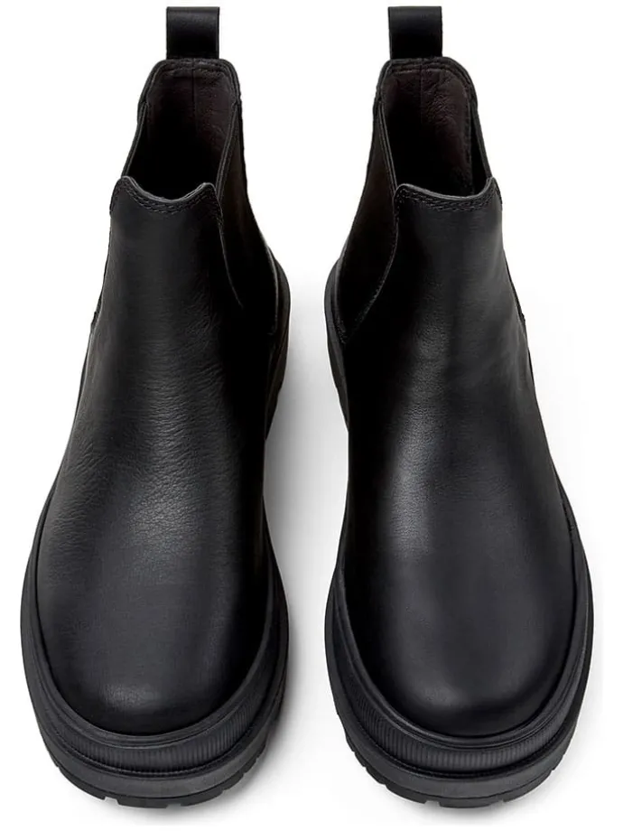Leren chelseaboots zwart