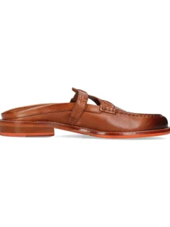 Leren clogs 