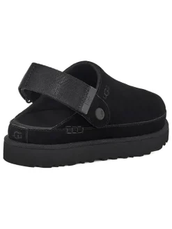 Leren clogs "Goldenstar" zwart