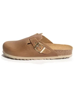 Leren clogs