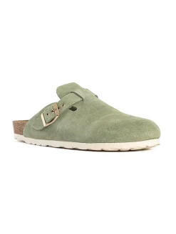Leren clogs