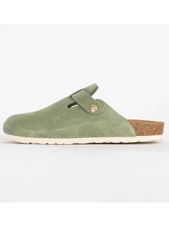 Leren clogs