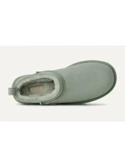 Leren enkelboots "Classic Micro" groen