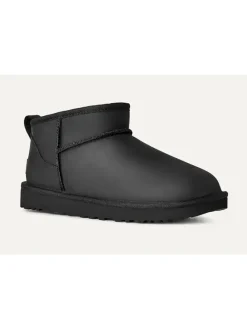 Leren enkelboots "Classic Ultra Mini" zwart