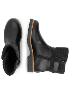 Leren enkelboots