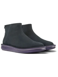 Leren enkelboots zwart