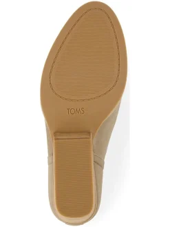 Leren enkellaarzen beige