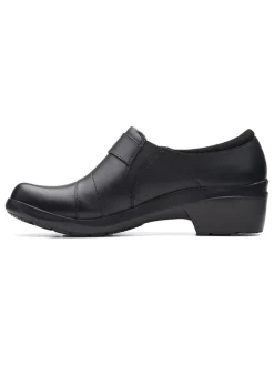Leren enkelschoenen "Angie Pearl" zwart
