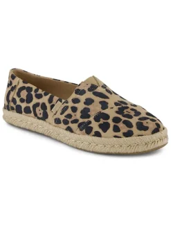 Leren espadrilles beige/zwart