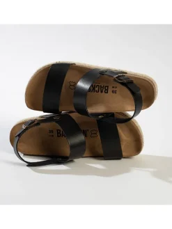 Leren haksandalen