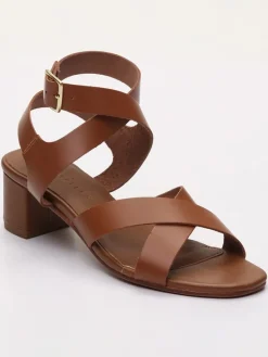 Leren haksandalen 