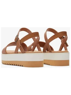 Leren haksandalen lichtbruin