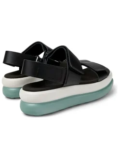 Leren haksandalen "Pelotas Flota" zwart