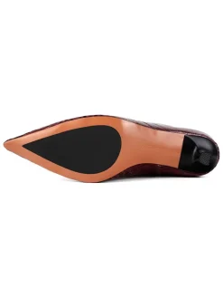 Leren laarzen bordeaux