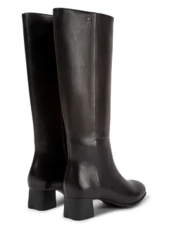 Leren laarzen zwart