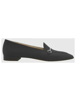 Leren mocassins "Close" antraciet